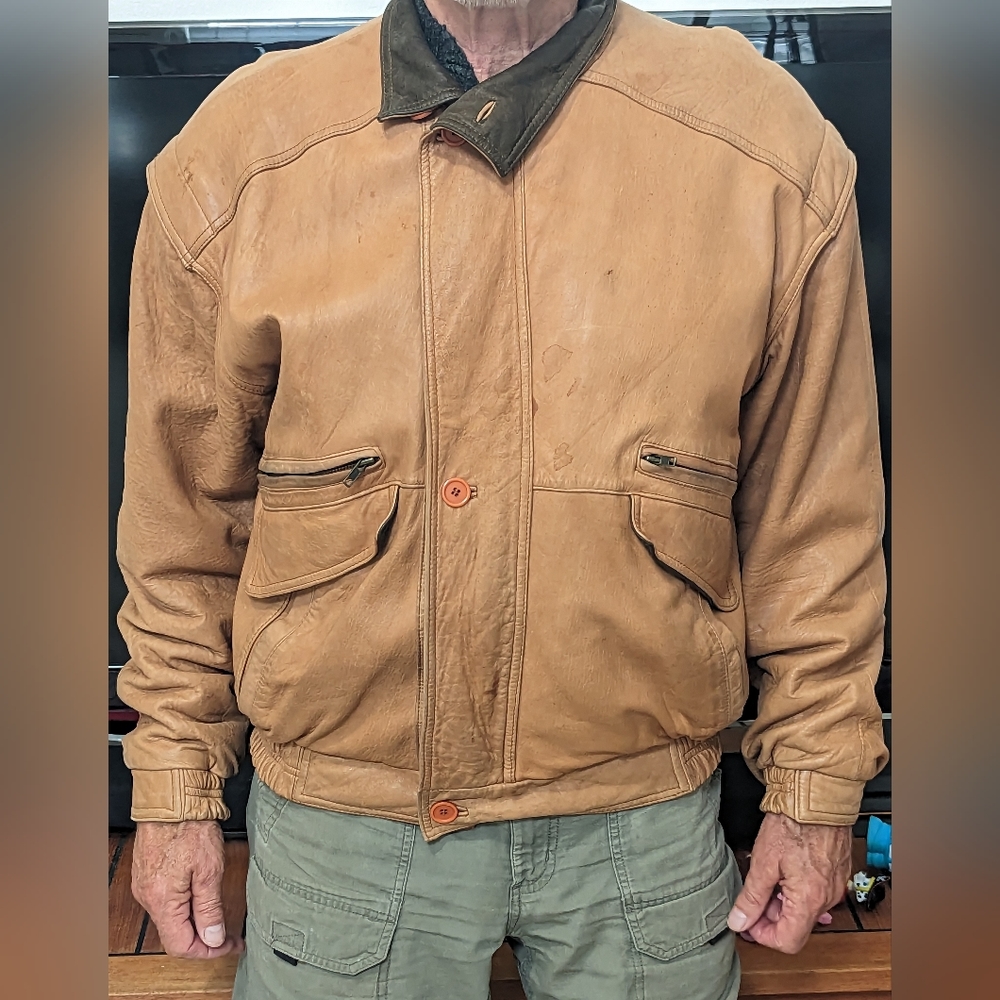 Philippe Monet, Genuine Vintage Soft Leather Jacket